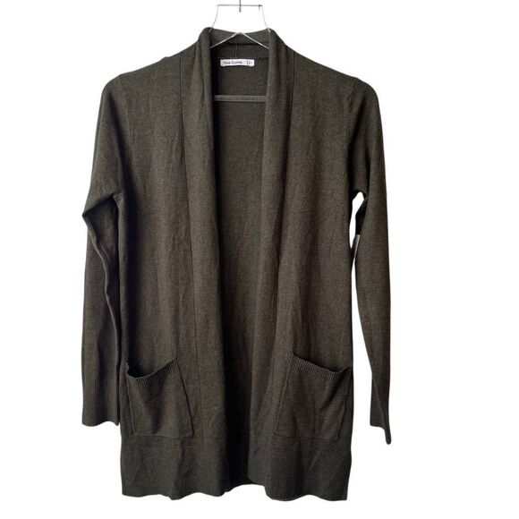 Pink Clover Stitch Fix women's Cardigan Green Open‎ Front Sweater small NWT - Picture 3 of 11